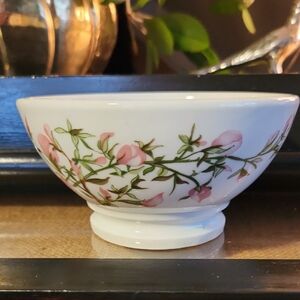 Vintage Pillivuyt France Café Au Lait Coffee Cup / Footed Bowl Porcelain